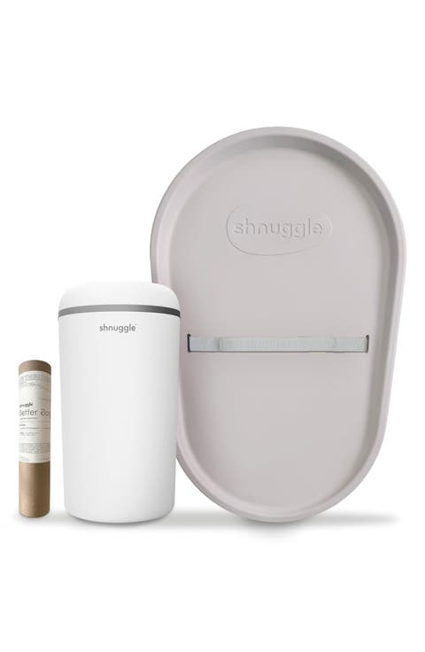 Squishy Diaper Changing Mat, Nappy Bin Diaper Pail & Better Bag Biodegradable Nappy Bin Liners Set