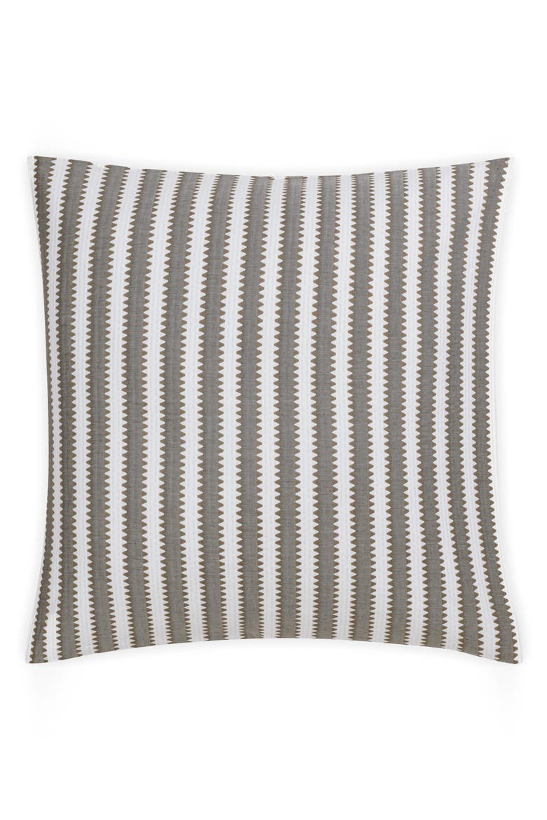 Apollo Stripe Matelassé Euro Sham, Main, color, COMET