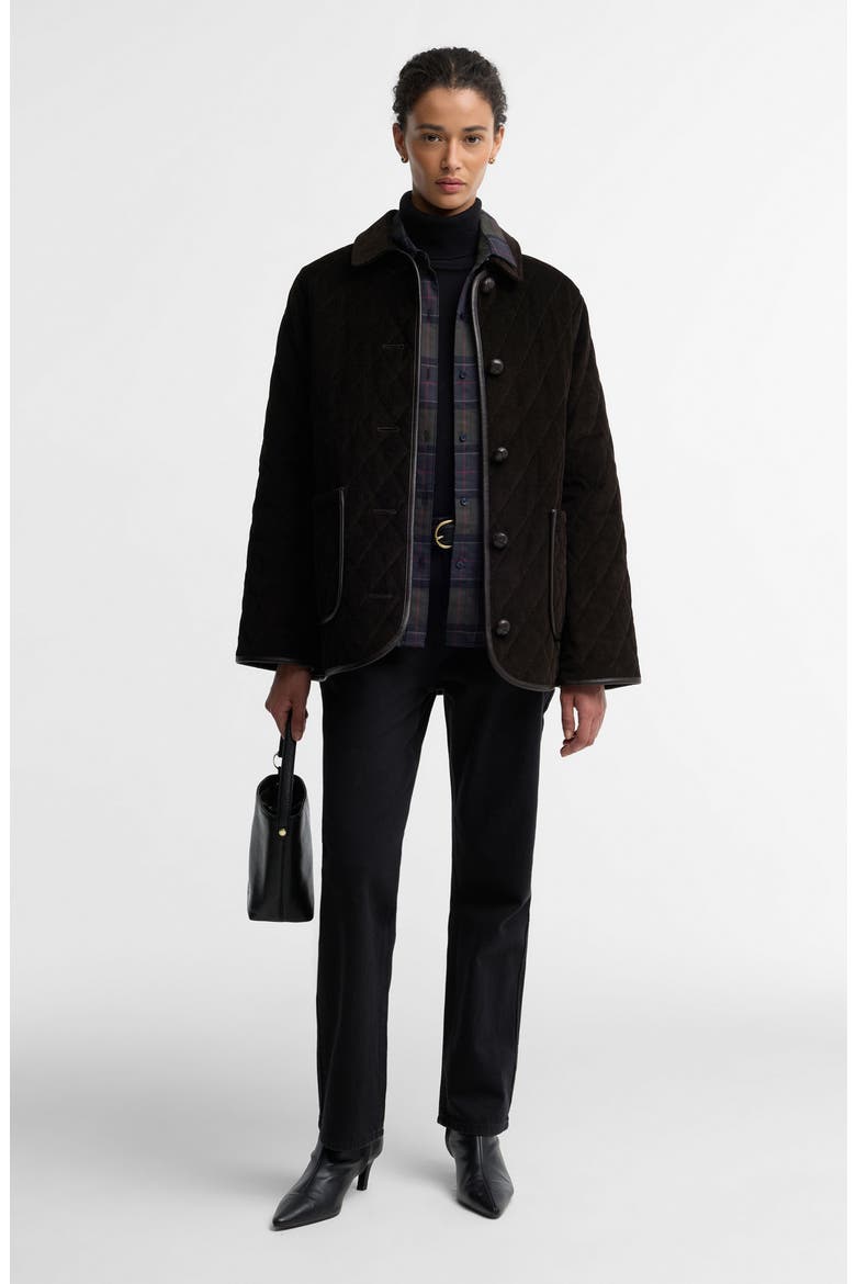 Marlow Quilted Corduroy Jacket, Alternate, color, DK BROWN/ SHADOW CLASSIC