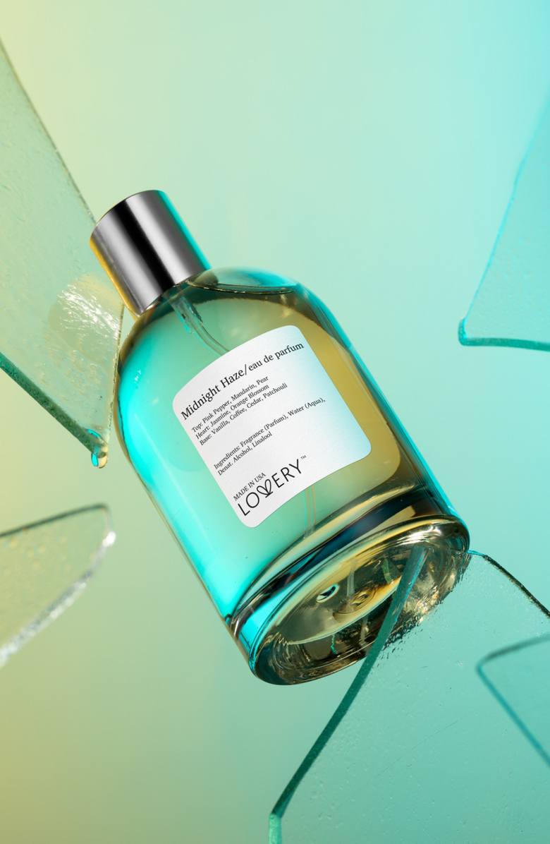 Lovery Midnight Haze Eau de Parfum Spray, Made in USA, 3.4 oz, Alternate, color, Silver, White, Cream, Black