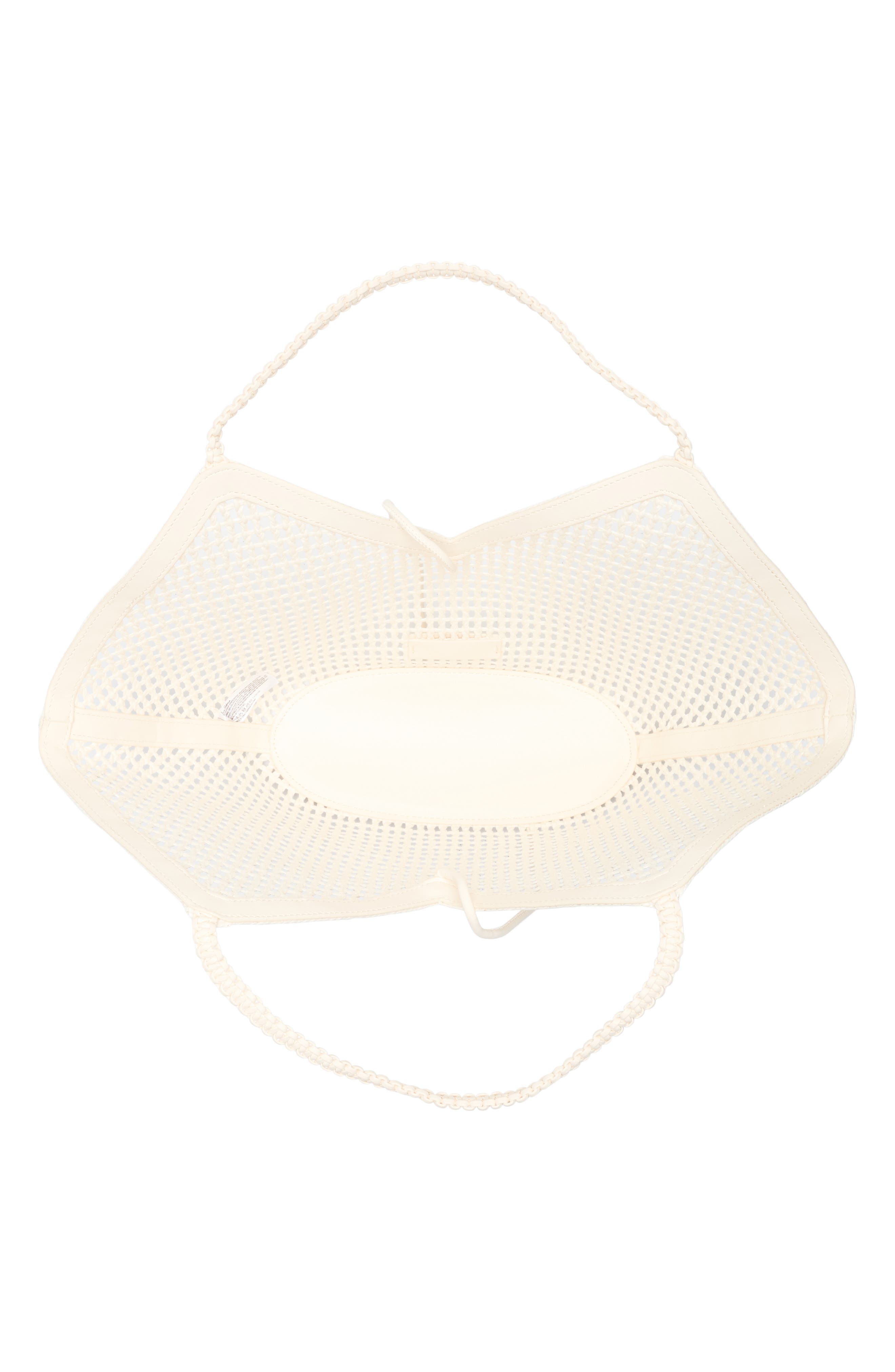 Marcie Woven Tote, Alternate, color, IVORY