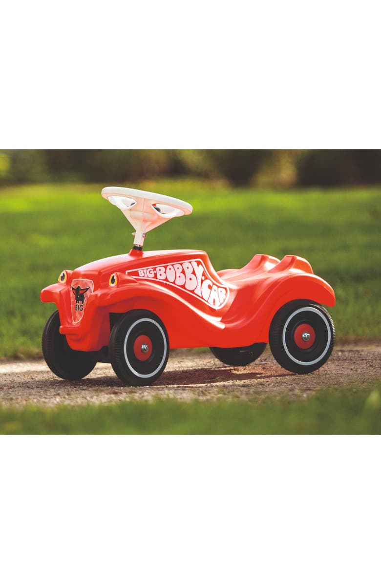BIG Spielwarenfabrik, brand Aquaplay Bobby Car Classic Ride on Vehicle Red, No Installation, Alternate, color, Red