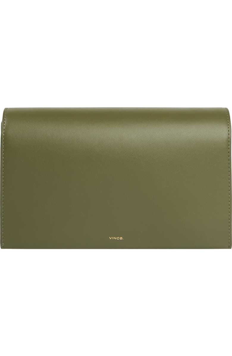 Vince Nappa Leather Wallet on a Strap, Main, color, Pinegrove