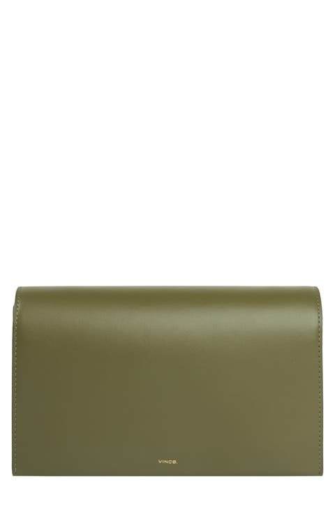 Nappa Leather Wallet on a Strap