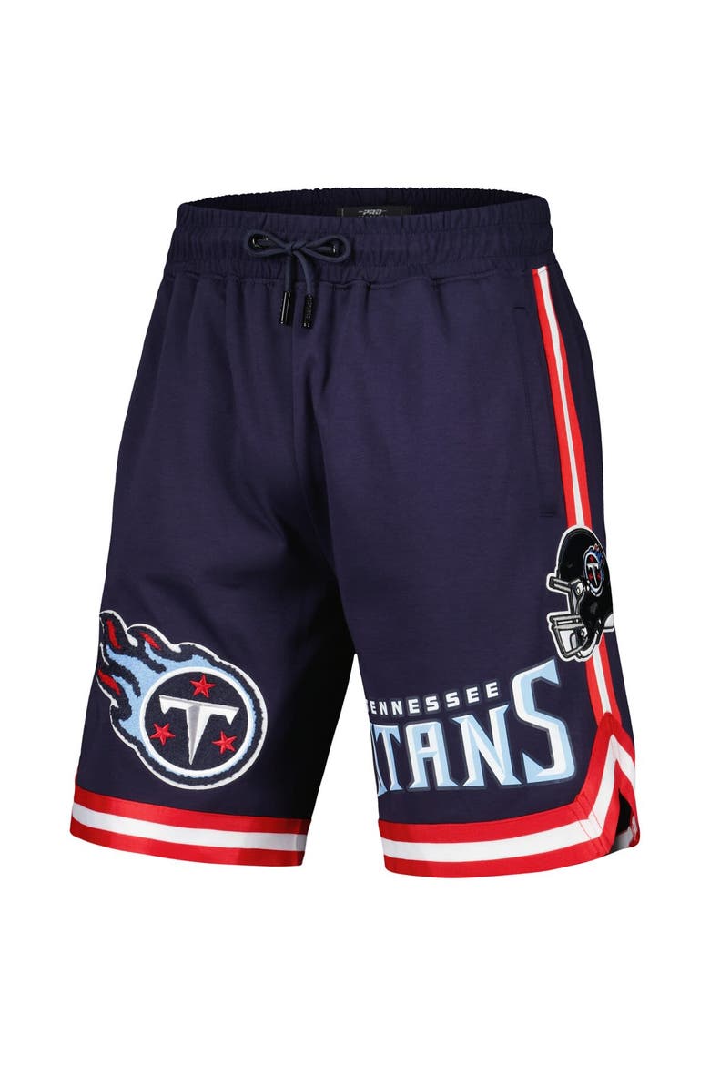 Men's Pro Standard Navy Tennessee Titans Classic Chenille Shorts, Alternate, color, Navy