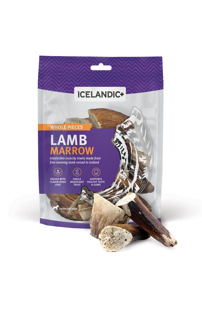 ICELANDIC+ Lamb Marrow Whole Pieces 4 oz Bag, Alternate, color, Multicolored