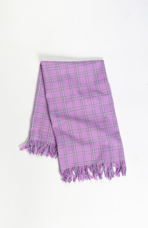Chiapas Plaid Handwoven Cotton Kitchen Towel