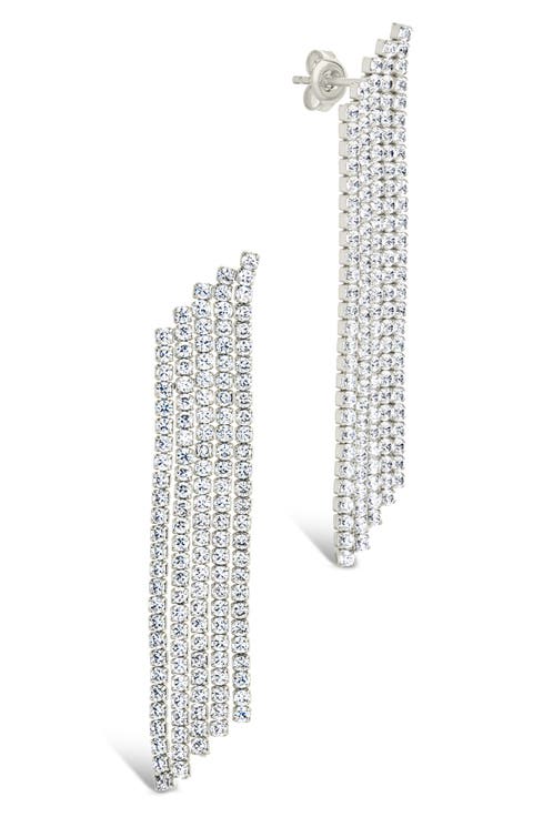 Clara Cubic Zirconia Chandelier Earrings