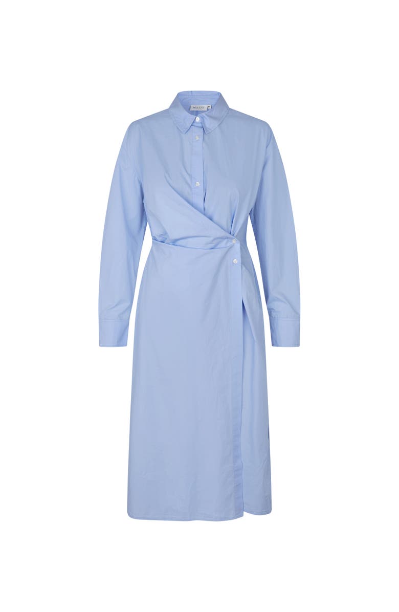 Masai Copenhagen MaNeylora Wrap Midi Shirt Dress, Alternate, color, Hydrangea