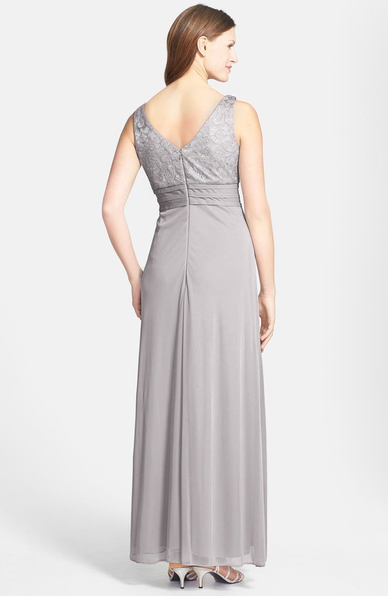 Patra Lace Overlay Gown & Bolero, Alternate, color, 