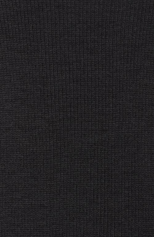 Eileen Fisher Merino Wool Scarf In Black