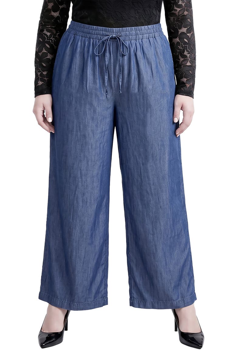 High Waist Wide Leg Jeans, Main, color, RINSE