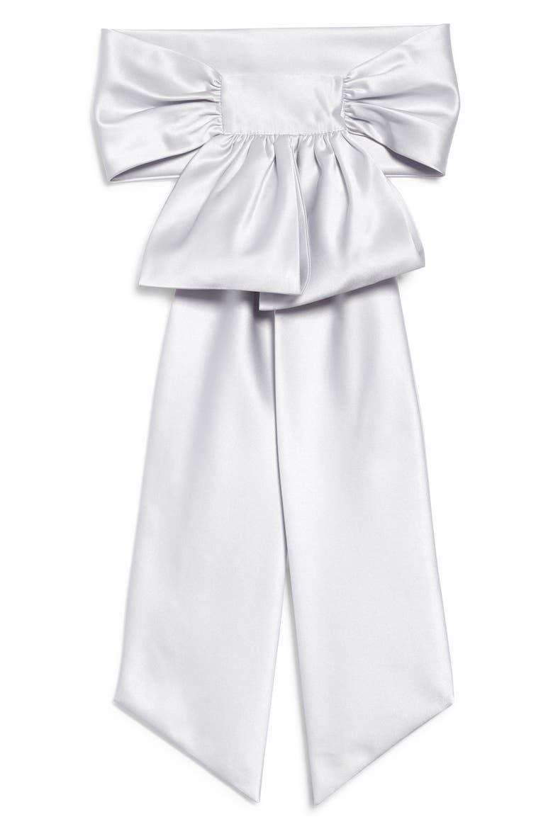 Cummerbund Sash, Main, color, SILVER