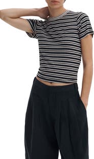 rag & bone Luca Rib Stripe T-Shirt