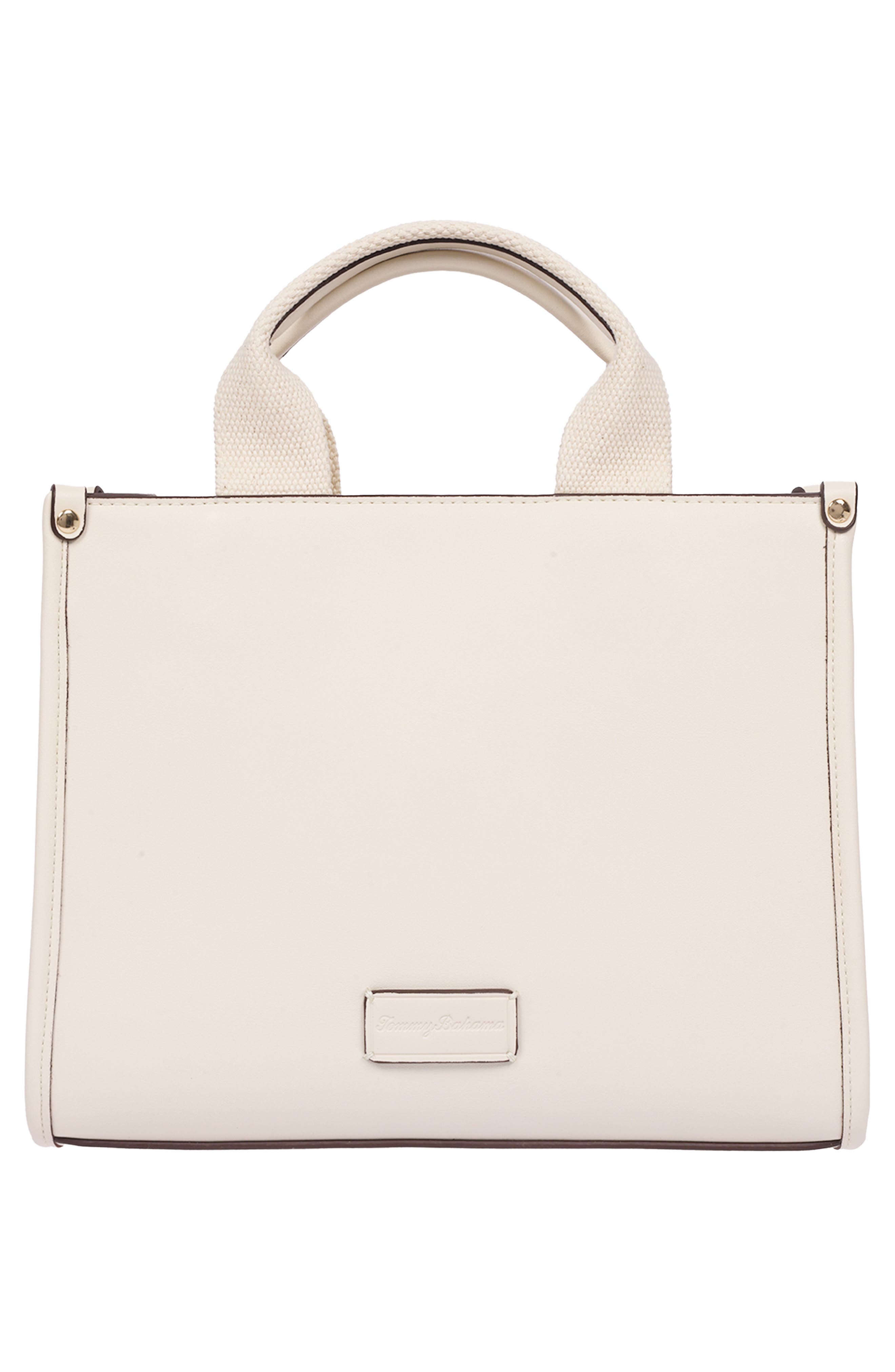 Tommy Bahama Darcy Leaf Medium Tote Bag, Alternate, color, Ivory