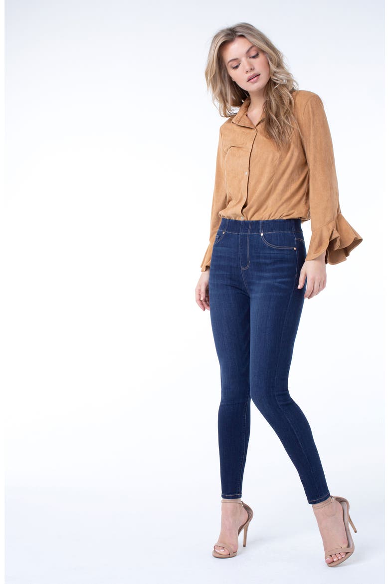 Chloe High Waist Pull-On Ankle Skinny Jeans, Alternate, color, RALEIGH