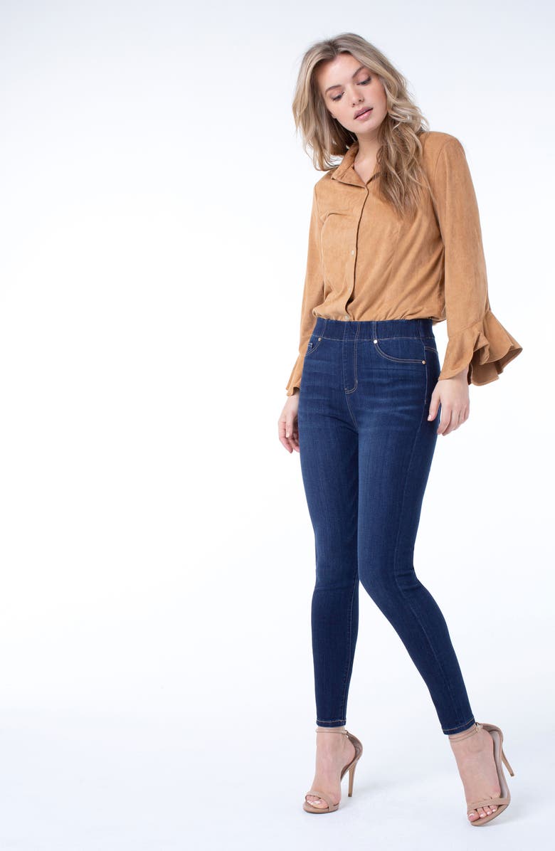 Liverpool Chloe High Waist Pull-On Ankle Skinny Jeans, Alternate, color, 