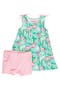 selected Green Vibrant Flamingo