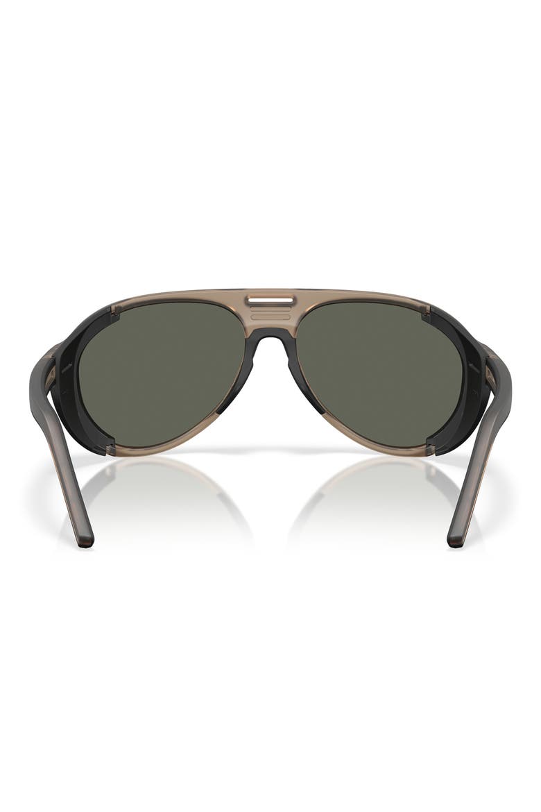 Grand Catalina 59mm Polarized Aviator Sunglasses, Alternate, color, MATTE BROWN SMOKE / GRAY 580G