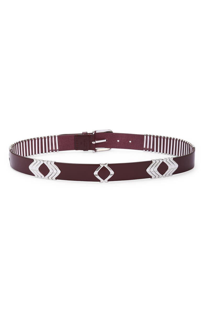 Isabel Marant Tehora Faithful Leather Belt, Alternate, color, 