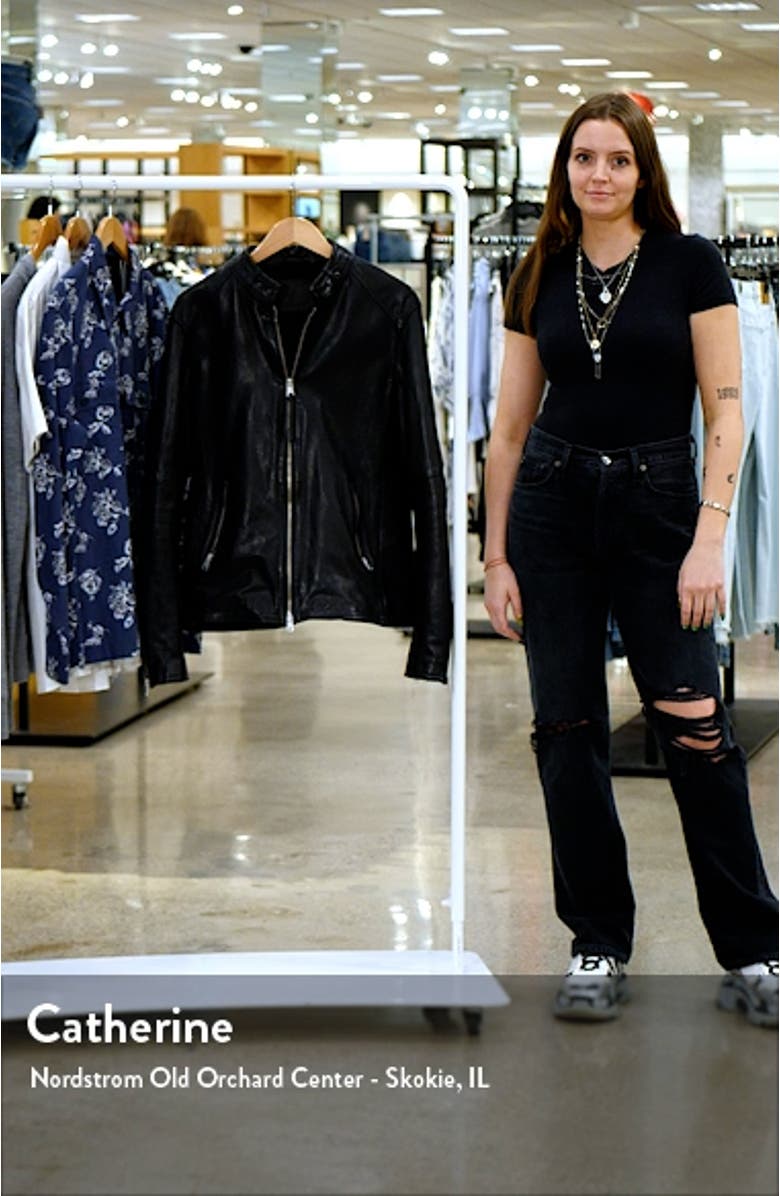 Cora Leather Jacket, sales video thumbnail