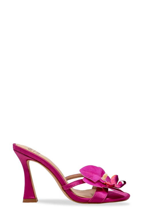 CHASE & CHLOE CHASE AND CHLOE FLOWER SLIDE SANDAL 