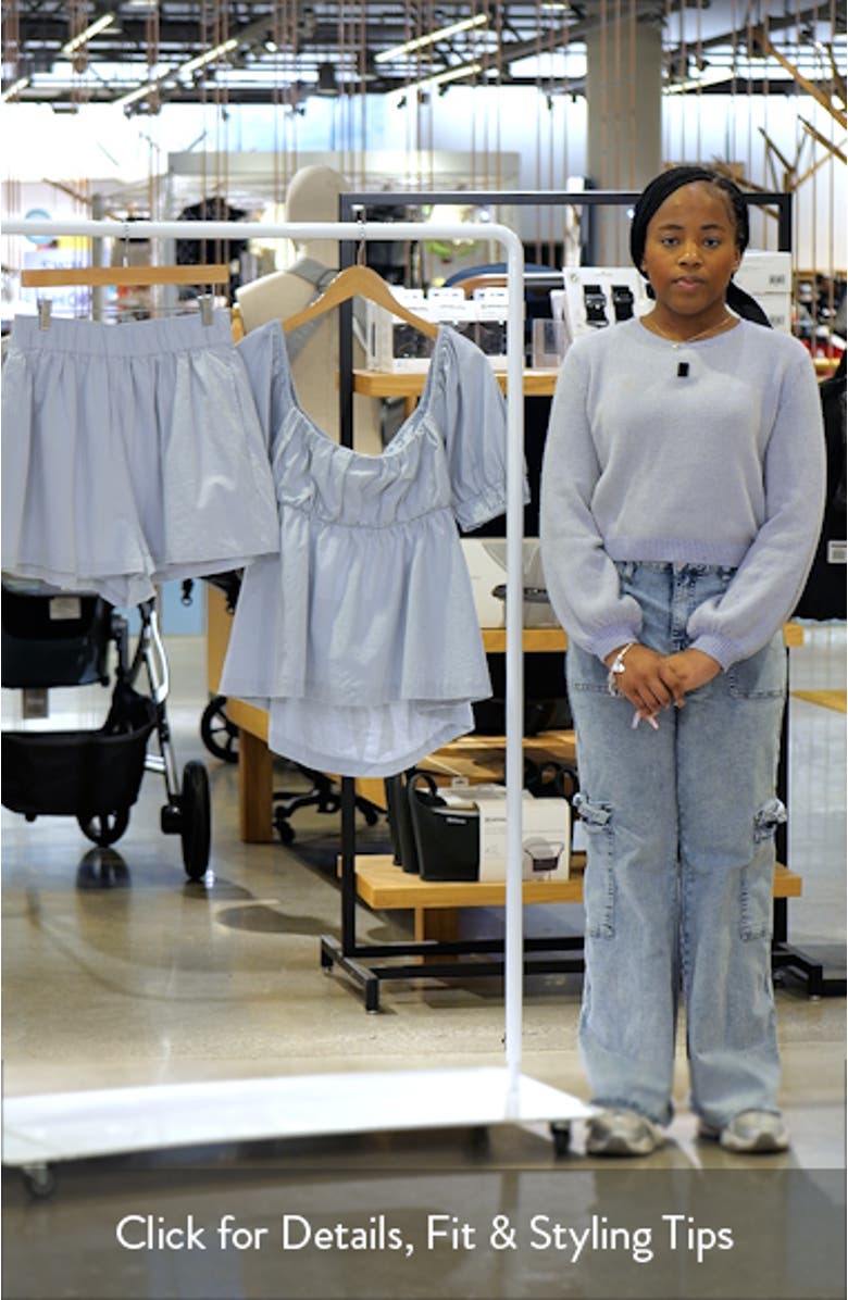 Donnie Cotton Babydoll Top & Shorts Set, sales video thumbnail