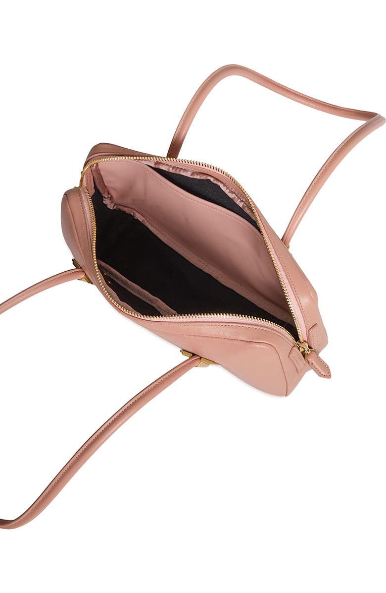 Rebecca Minkoff The Brief Leather Shoulder Bag, Alternate, color, Romance