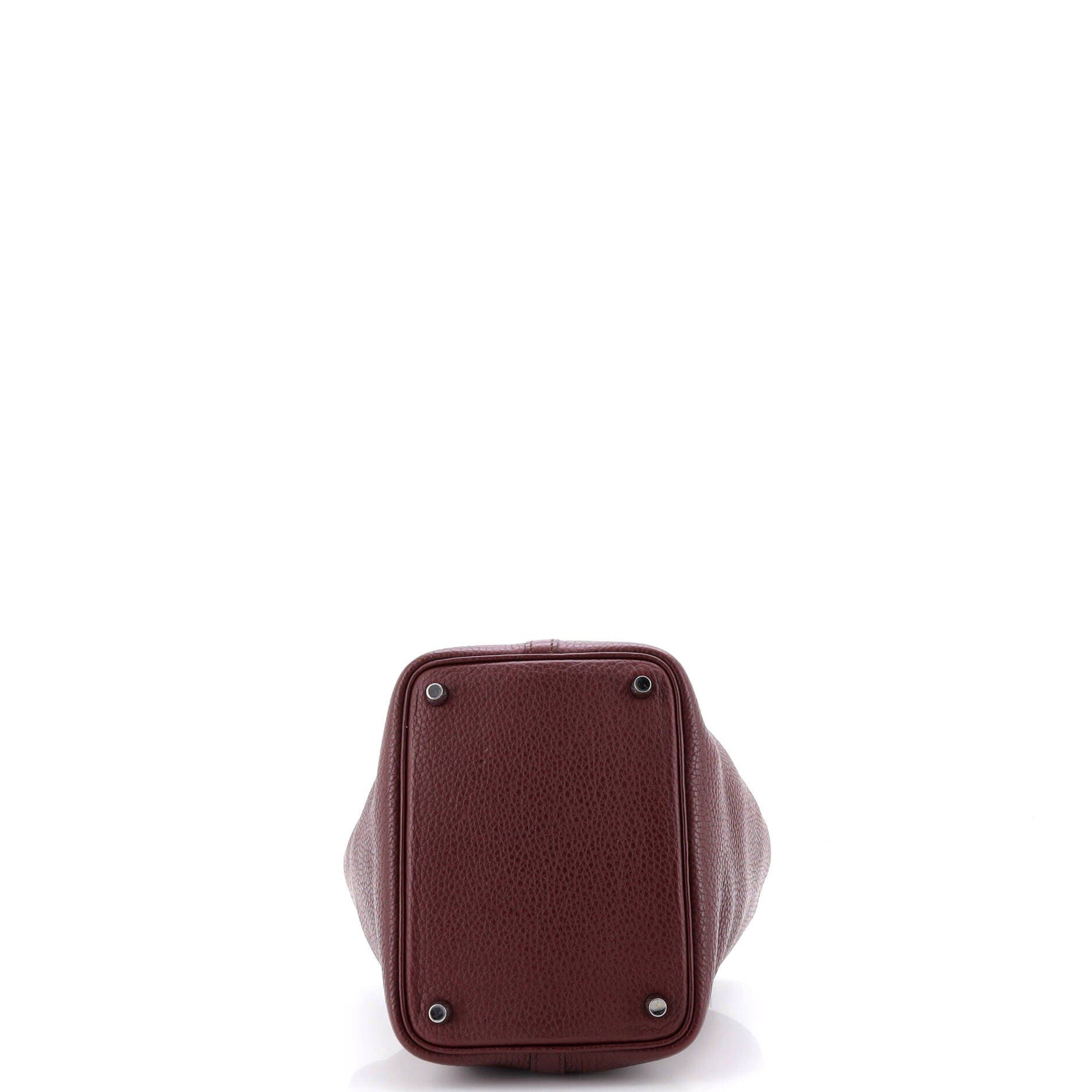 Pre-Owned Hermes Picotin Lock Bag Clemence PM, Alternate, color, Bordeaux