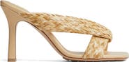 Bottega Veneta Riva Braided Raffia Slide Sandal
