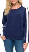O.L. Stripe Scuba Knit Sweater