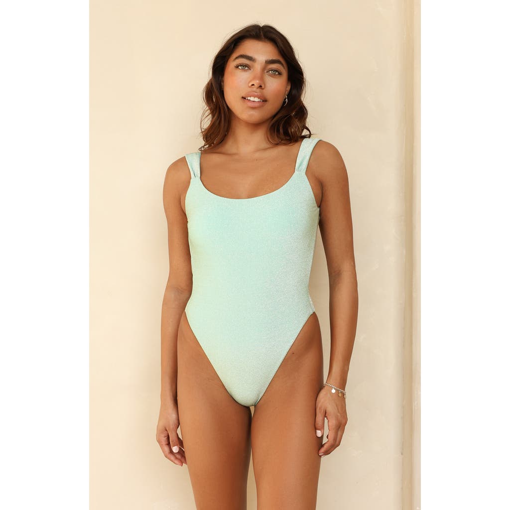 Dippin Daisys Lydia One Piece In Bleached Aqua