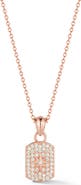 GLAZE JEWELRY Star Tag Pendant Necklace