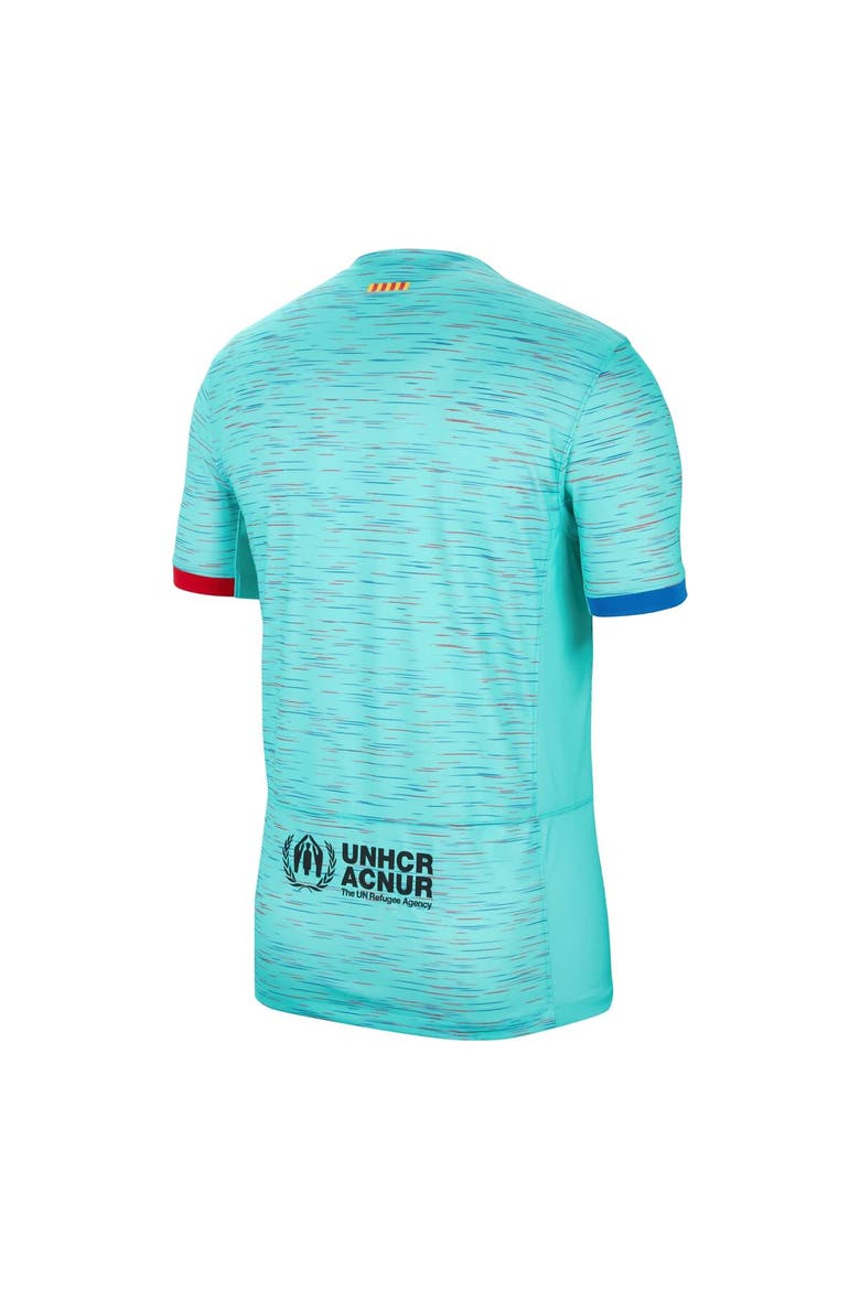 Men's Nike  Aqua Barcelona 2023/24 Third Replica Jersey, Alternate, color, Aqua