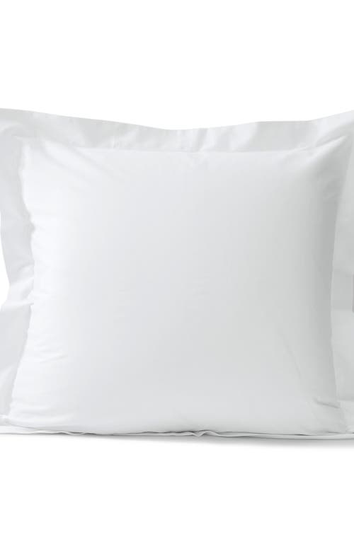 Lands' End 400 Thread Count Premium Supima Cotton No Iron Sateen Pillow Sham In White