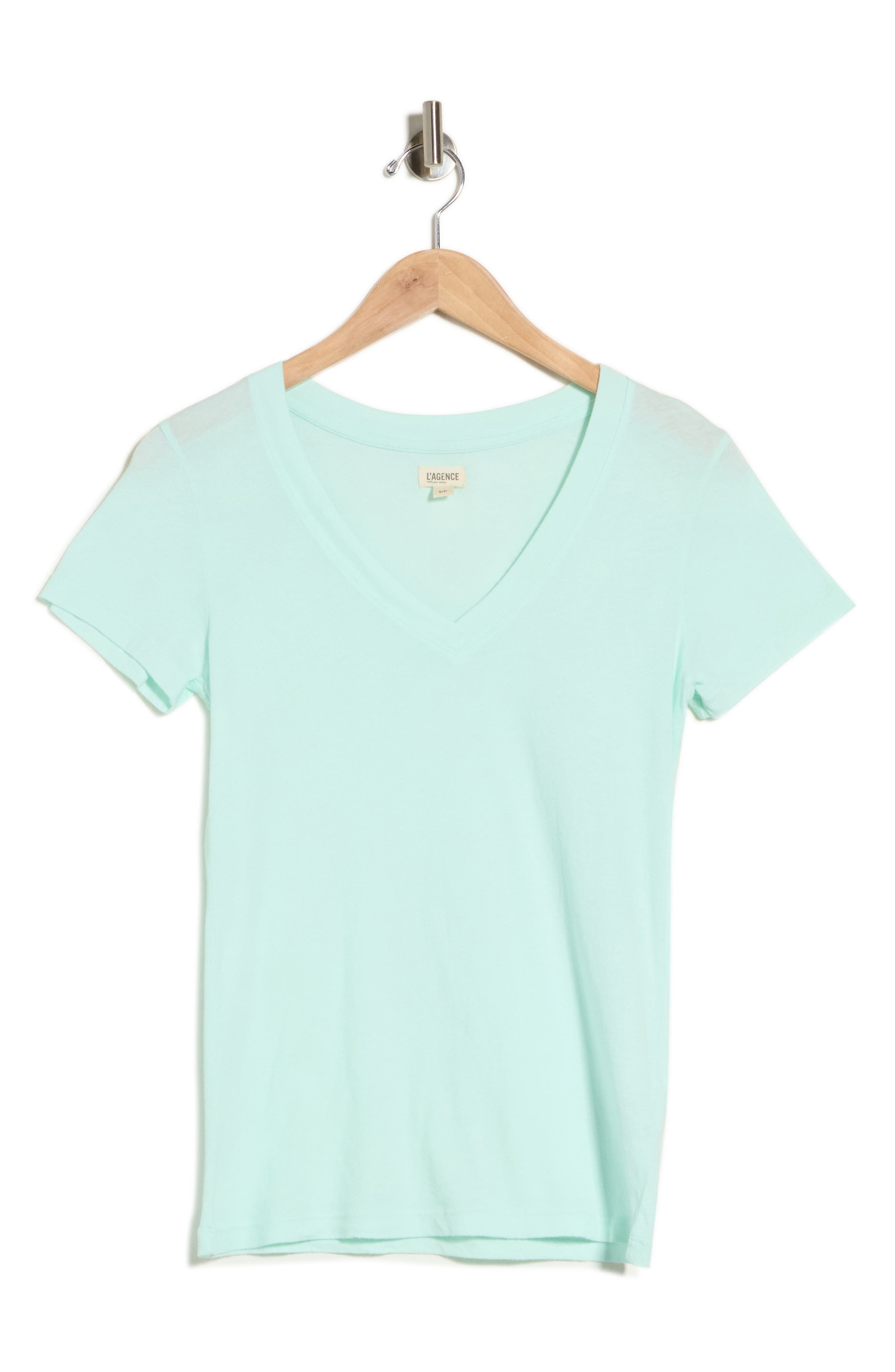 L'AGENCE Becca V-Neck T-Shirt