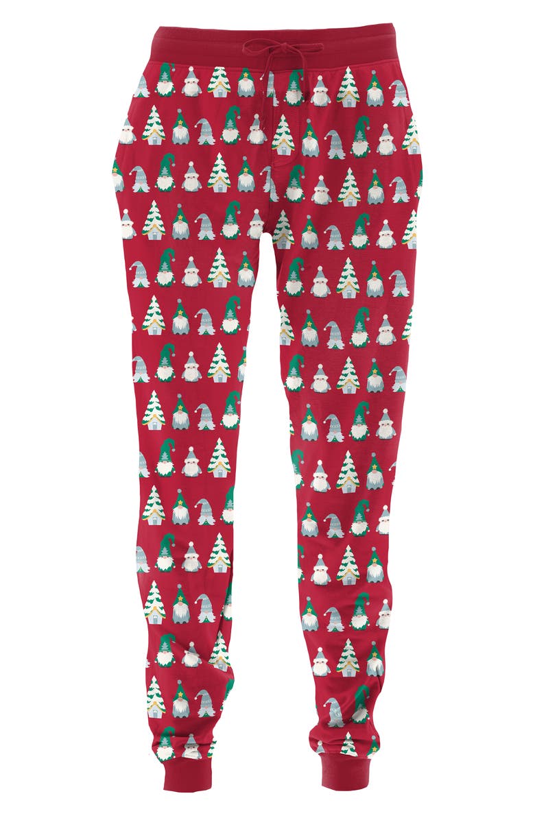 KicKee Pants Holiday Print Fleece Performance Joggers, Alternate, color,