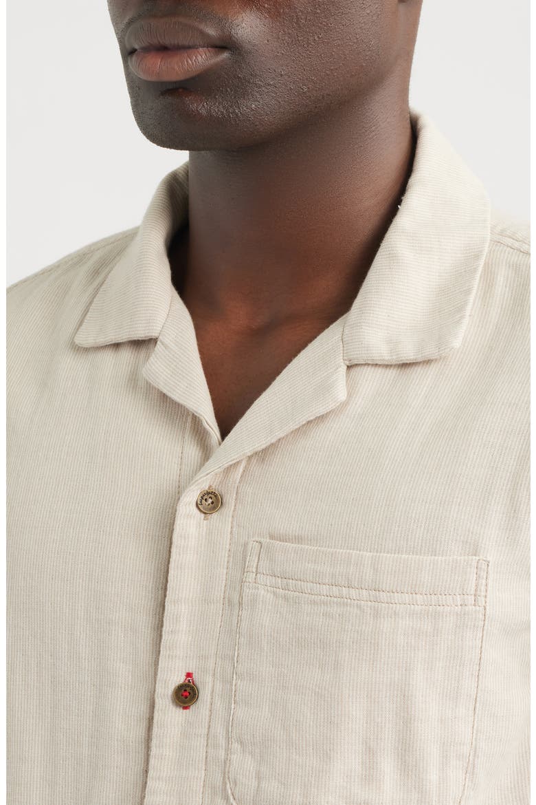The Cliffs Summer Cloth Camp Shirt, Alternate, color, BADLANDS STRIPE