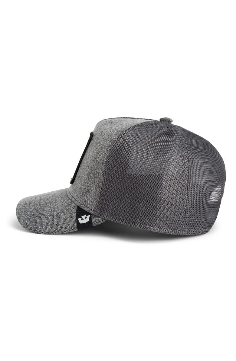 Goorin Bros. Savage Denim Snapback Trucker Hat, Alternate, color, Gray Denim