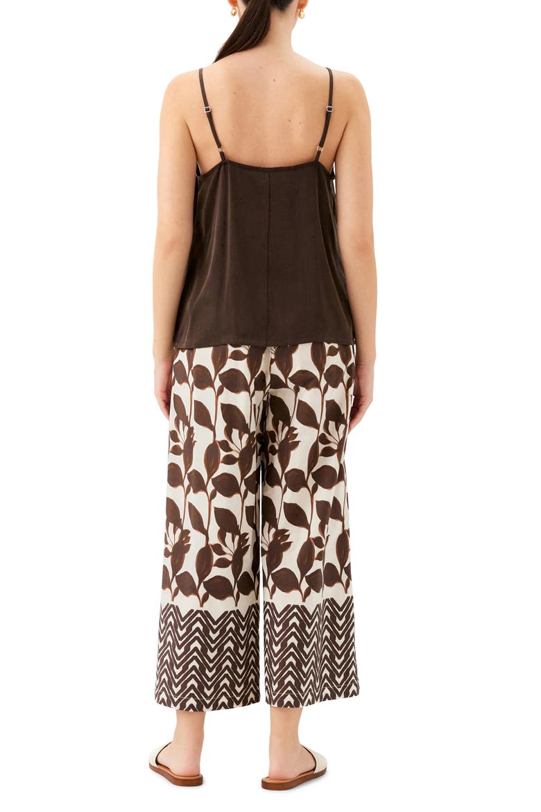 Cora Ankle Wide Leg Drawstring Pants, Alternate, color, PRINT