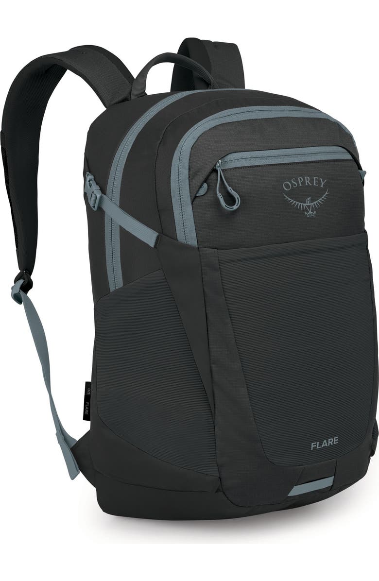 Osprey Flare 27-Liter Backpack, Alternate, color, Black/ Shale Grey