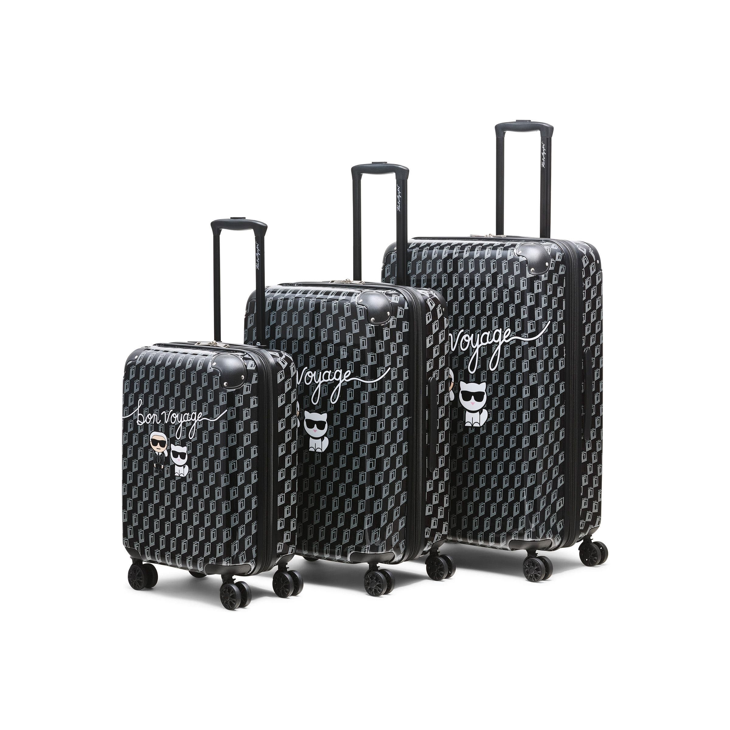 KARL LAGERFELD Bon Voyage Upright Suitcase, Alternate, color, 