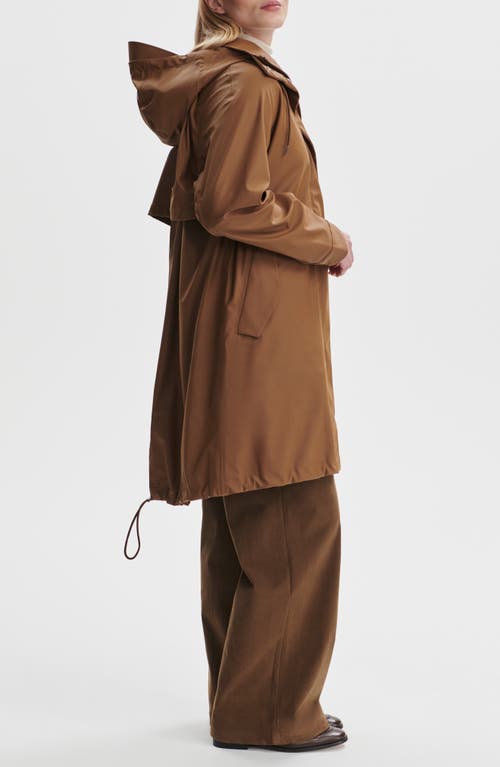 Varley Amel Rainproof Jacket In Brown