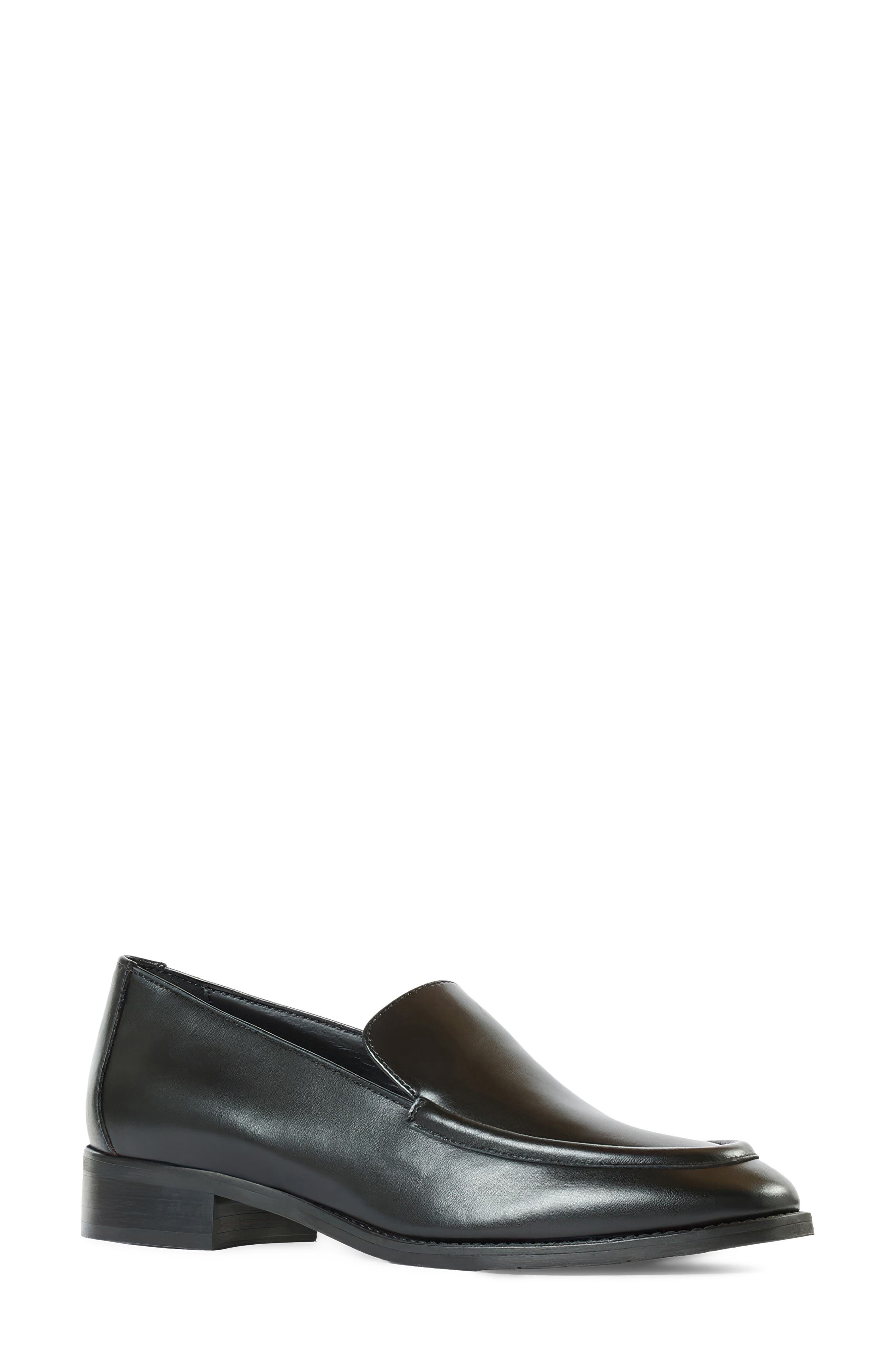 Sinita Water Repellent Loafer, Main, color, BLACK CALF