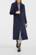 SENTALER Alpaca & Wool Wrap Coat