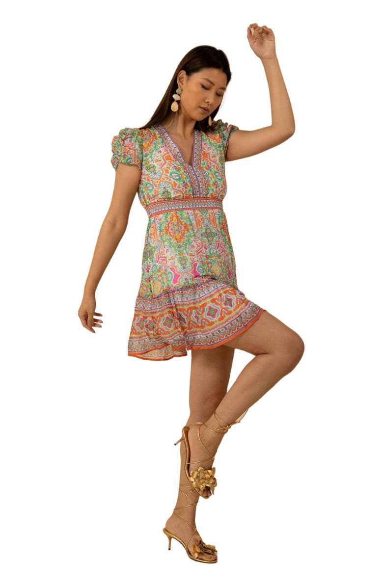 Hale Bob Aubrey Chiffon Dress, Main, color, 