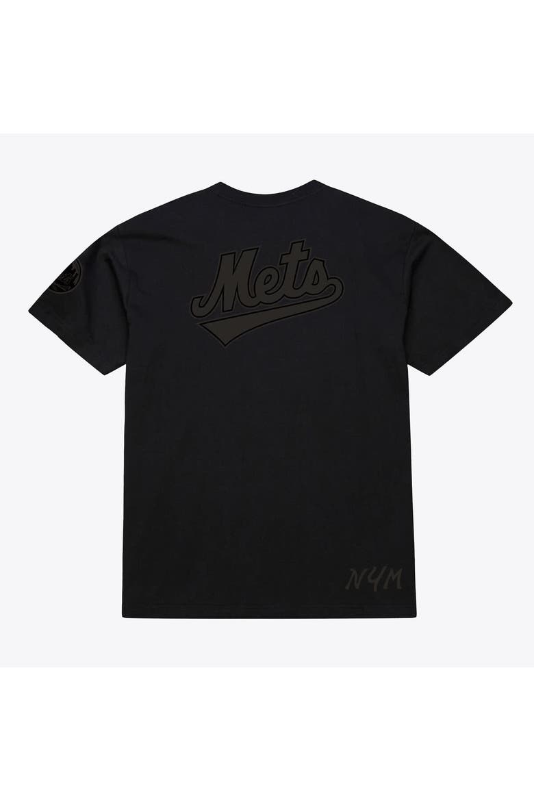 Men Mitchell & Ness Black New York Mets Cooperstown Collection Phantom T-Shirt, Alternate, color, Black