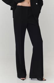 MANGO Seamed Flare Pants
