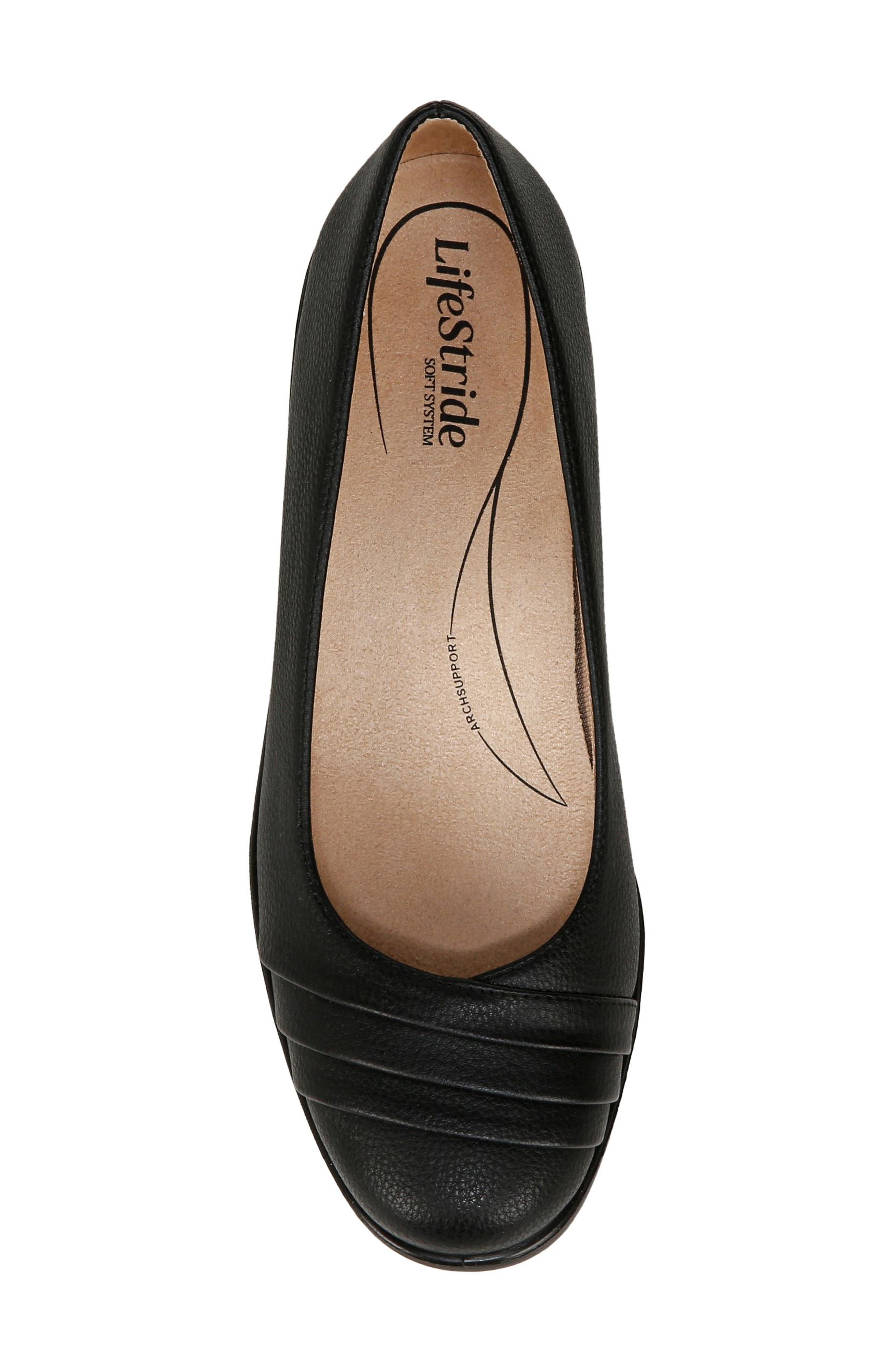 Jenna Wedge Pump, Alternate, color, BLACK