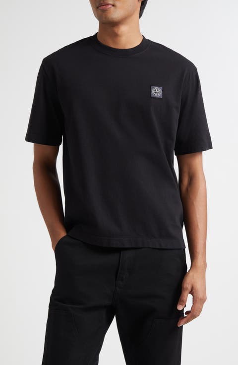 Tシャツ・カットソー STONE  Men T Shirts K1S152100039S0013 V0065 Grey Charcoal Grey 2100039 60/2 COTTON JERSEY Slim-fit T-shirt